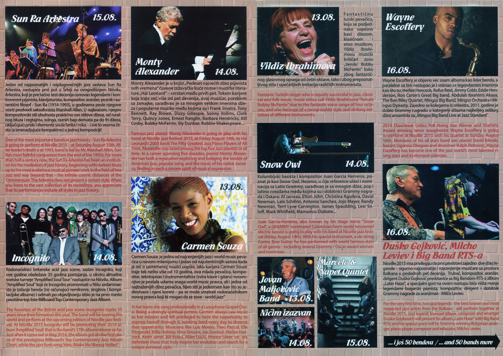 Program Nishville festivala